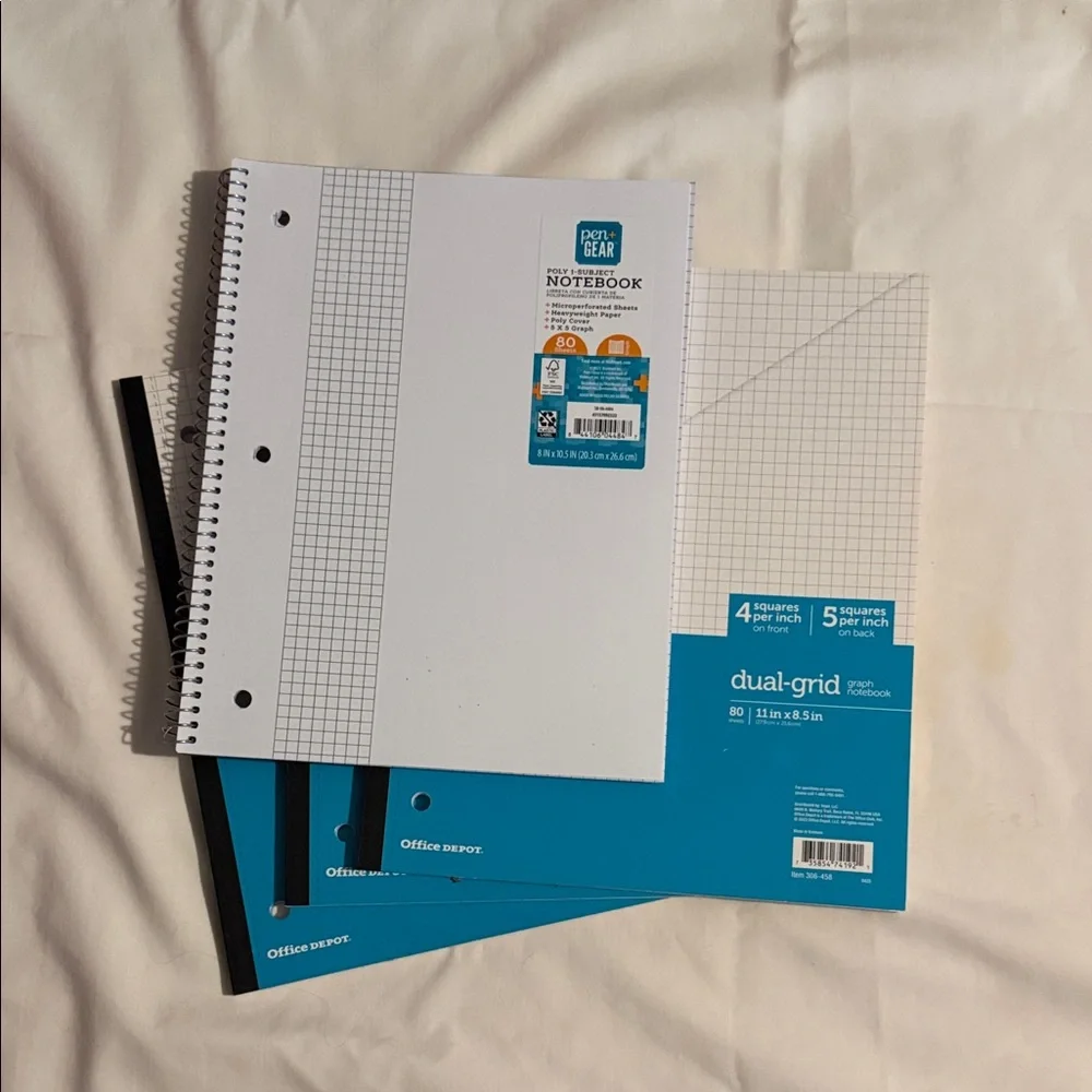 Graph Paper Notebooks